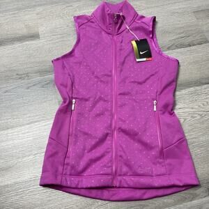 Nike Vest Golf Tour Performance Women’s S Therma-Fit Jacket Pink Running XS
